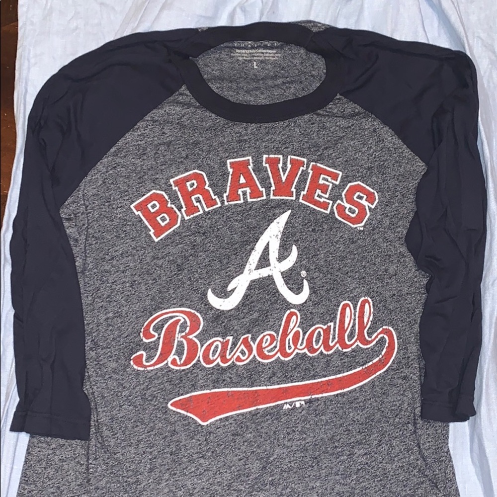 Atlanta Braves Women’s Tee - 3/4 Sleeve